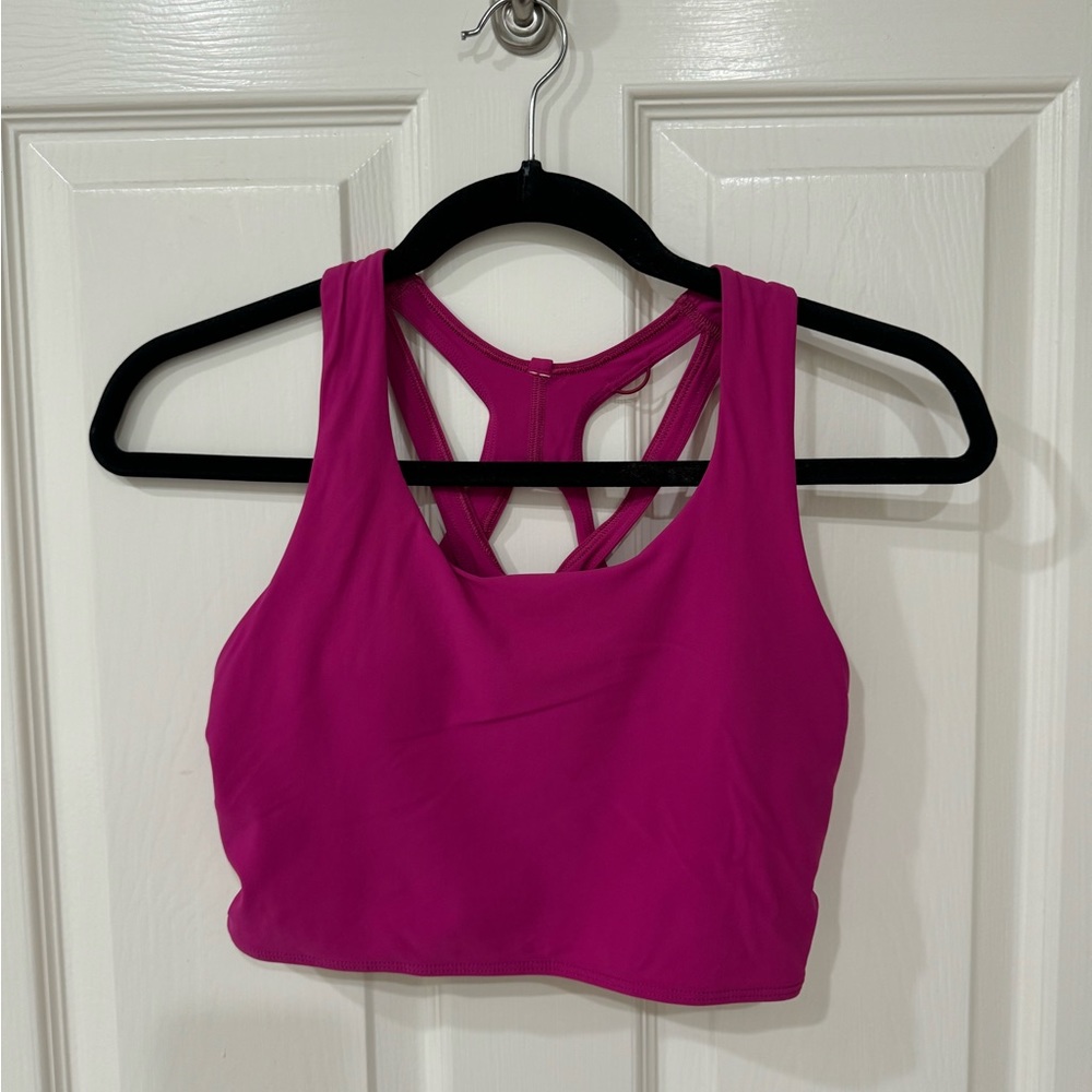 Lululemon Raspberry Stash It Bra 6